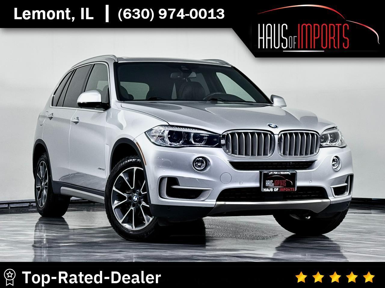 Silver 2018 BMW X5 SUV / Crossover All-Wheel Drive 8-Speed Automatic