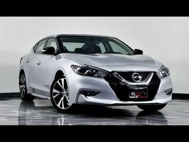 Silver 2017 Nissan Maxima Sedan Front-Wheel Drive Continuously Variable Transmission