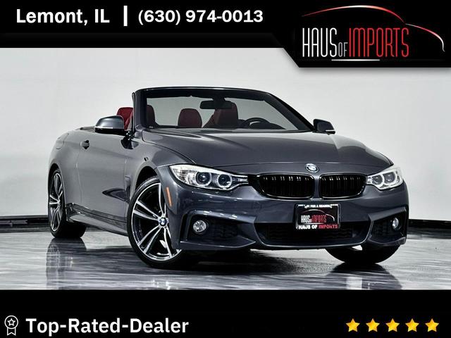 Gray 2017 BMW 4 Series Convertible Rear-Wheel Drive 8-Speed Automatic