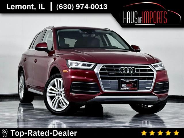 Red 2018 Audi Q5 SUV / Crossover All-Wheel Drive 7-Speed Automatic
