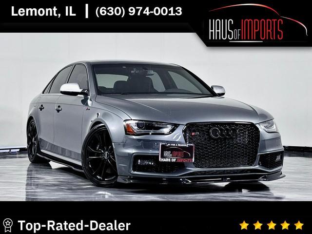 Gray 2016 Audi S4 Sedan All-Wheel Drive 6-Speed Manual