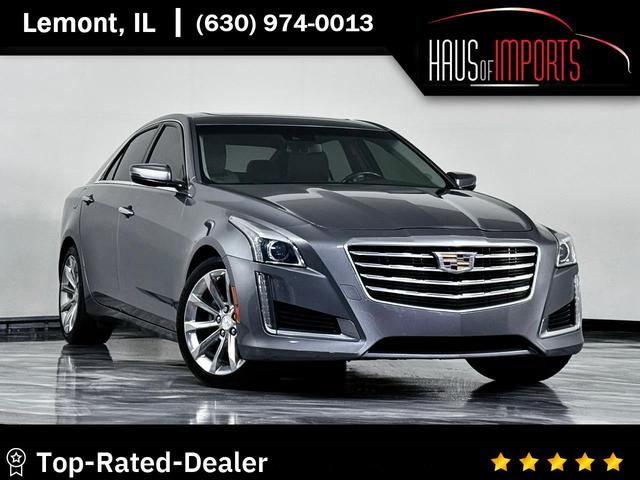 Gray 2019 Cadillac CTS Sedan All-Wheel Drive 8-Speed Automatic