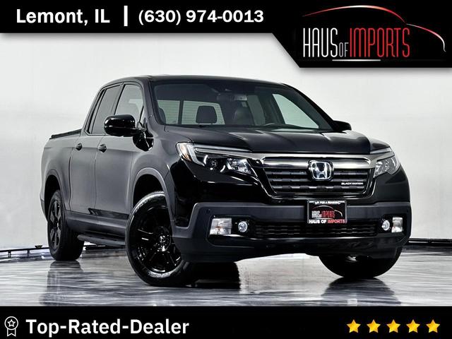 Black 2020 Honda Ridgeline Pickup Truck All-Wheel Drive 9-Speed Automatic