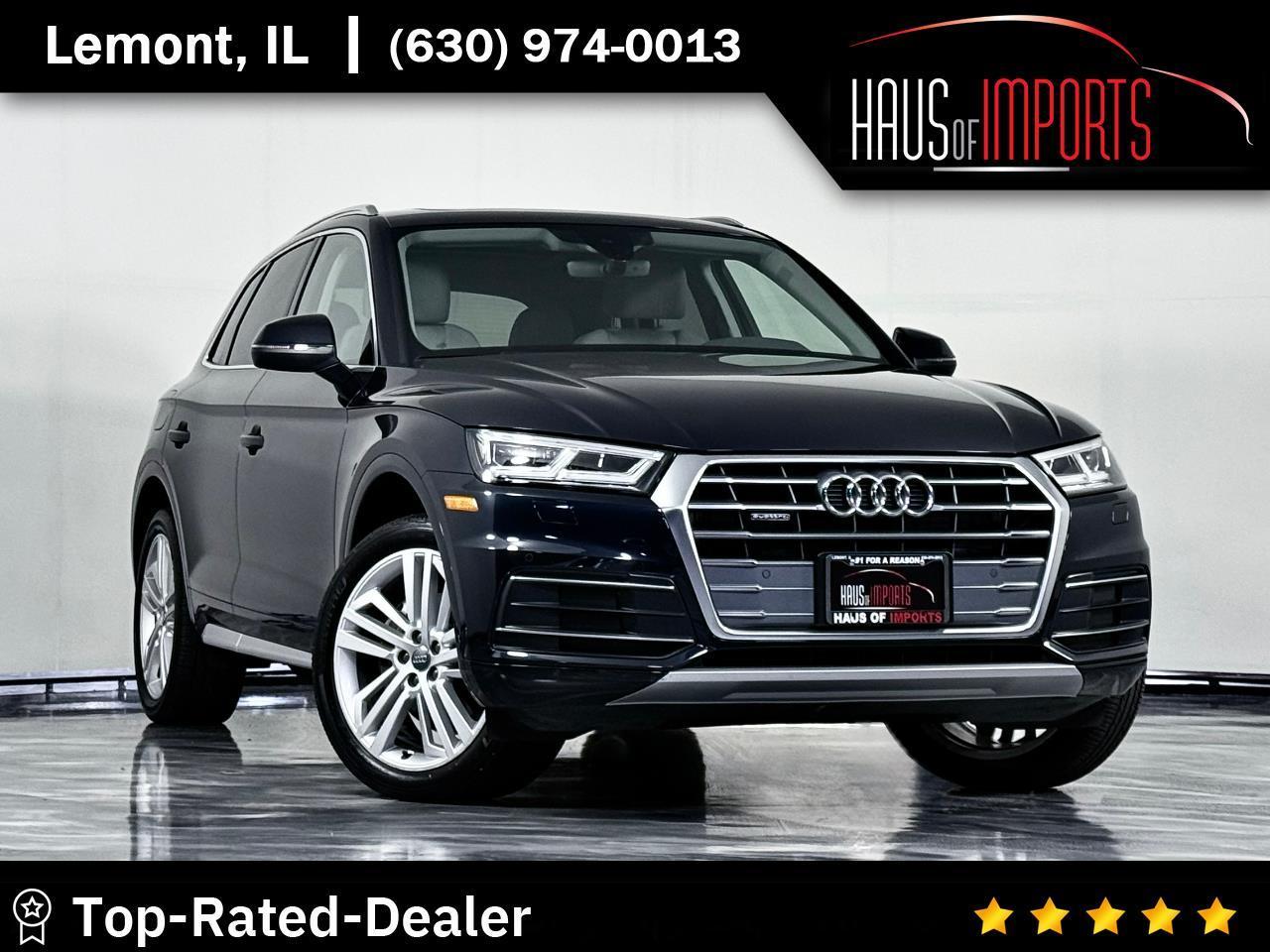 Blue 2019 Audi Q5 SUV / Crossover All-Wheel Drive 7-Speed Automatic