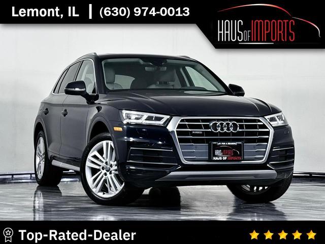 Blue 2019 Audi Q5 SUV / Crossover All-Wheel Drive 7-Speed Automatic