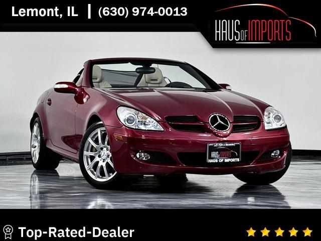 Red 2006 Mercedes-Benz SLK Convertible Rear-Wheel Drive 6-Speed Manual