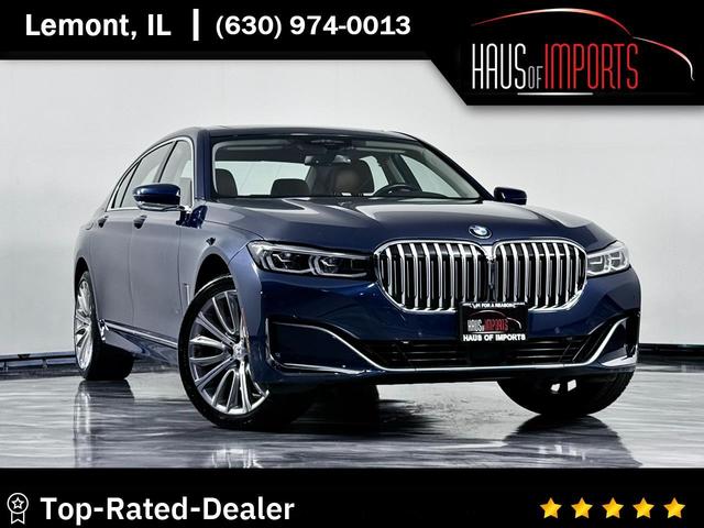 Blue 2022 BMW 7 Series Sedan All-Wheel Drive 8-Speed Automatic