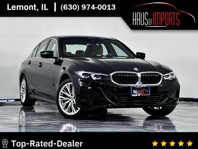 Black 2024 BMW 3 Series Sedan All-Wheel Drive 8-Speed Automatic