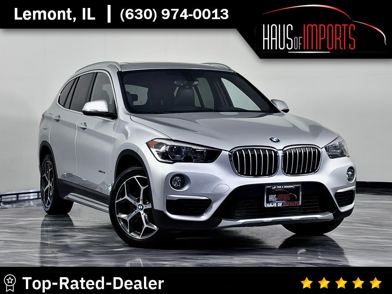 Silver 2018 BMW X1 SUV / Crossover All-Wheel Drive 8-Speed Automatic