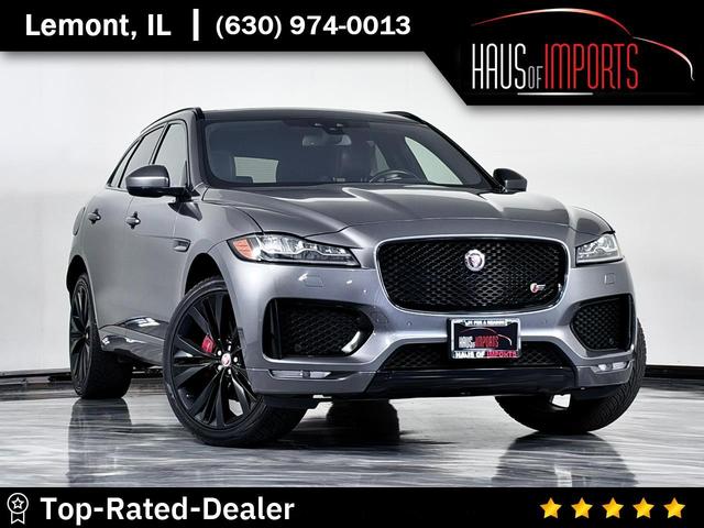 Gray 2018 Jaguar F-PACE SUV / Crossover All-Wheel Drive 8-Speed Automatic