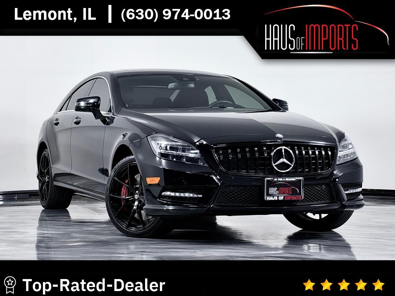 Black 2014 Mercedes-Benz CLS Sedan All-Wheel Drive 7-Speed Automatic