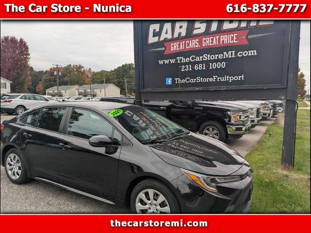 Black 2021 Toyota Corolla LE FWD Sedan Front-Wheel Drive Automatic