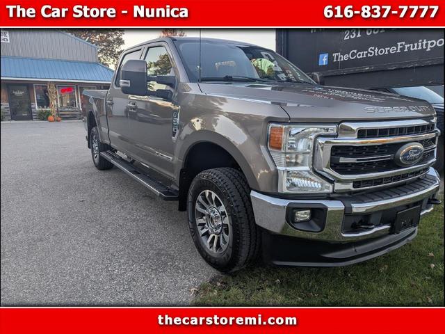 Stone Gray 2020 Ford F-250 Super Duty Lariat Crew Cab 4WD Pickup Truck Four-Wheel Drive Automatic