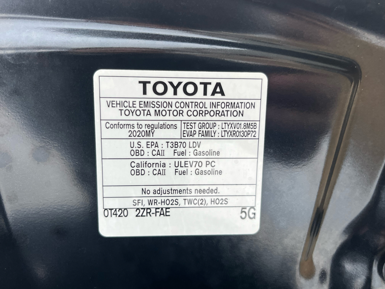 Toyota Corolla LE 4D Sedan 2020