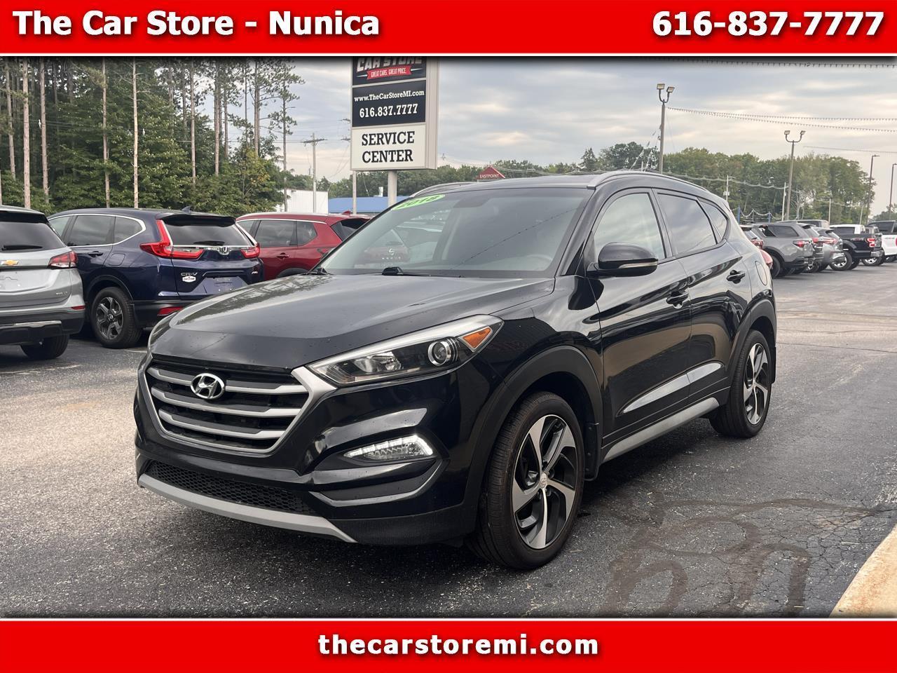 Black 2018 Hyundai Tucson SUV / Crossover All-Wheel Drive 6-Speed Automatic
