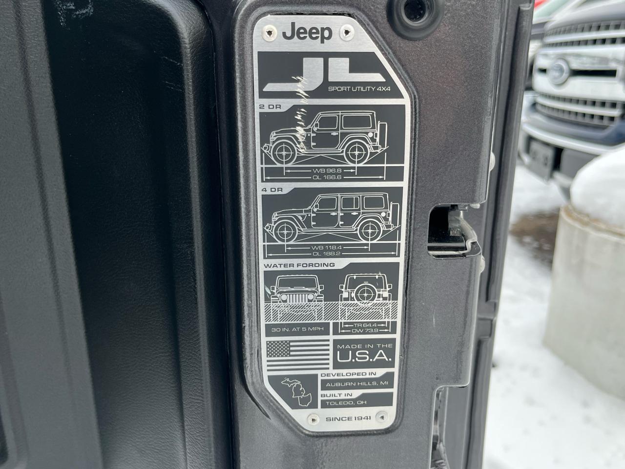 Jeep Wrangler Unlimited Sport S 4x4 2018