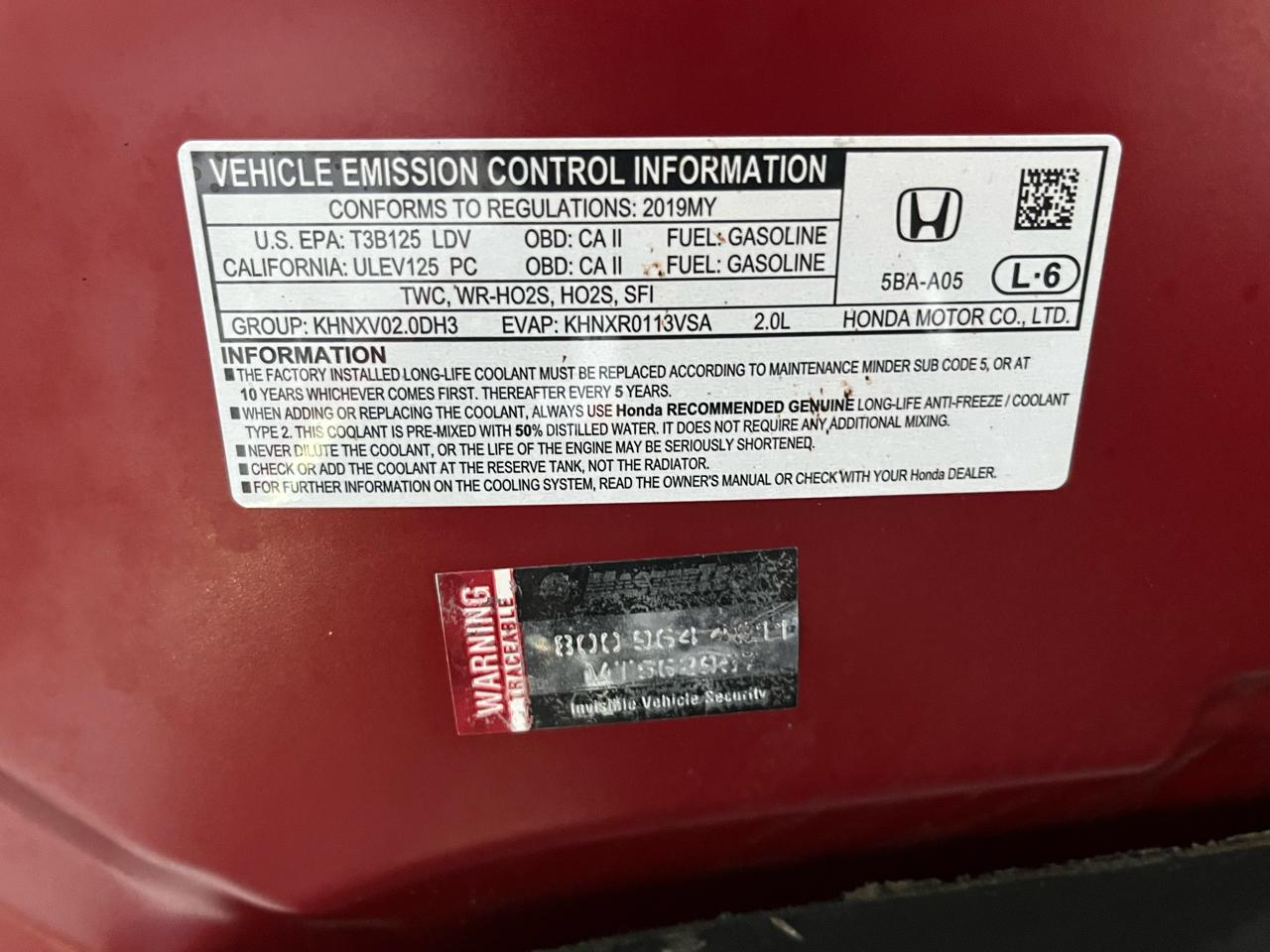 Honda Civic Sedan  2019