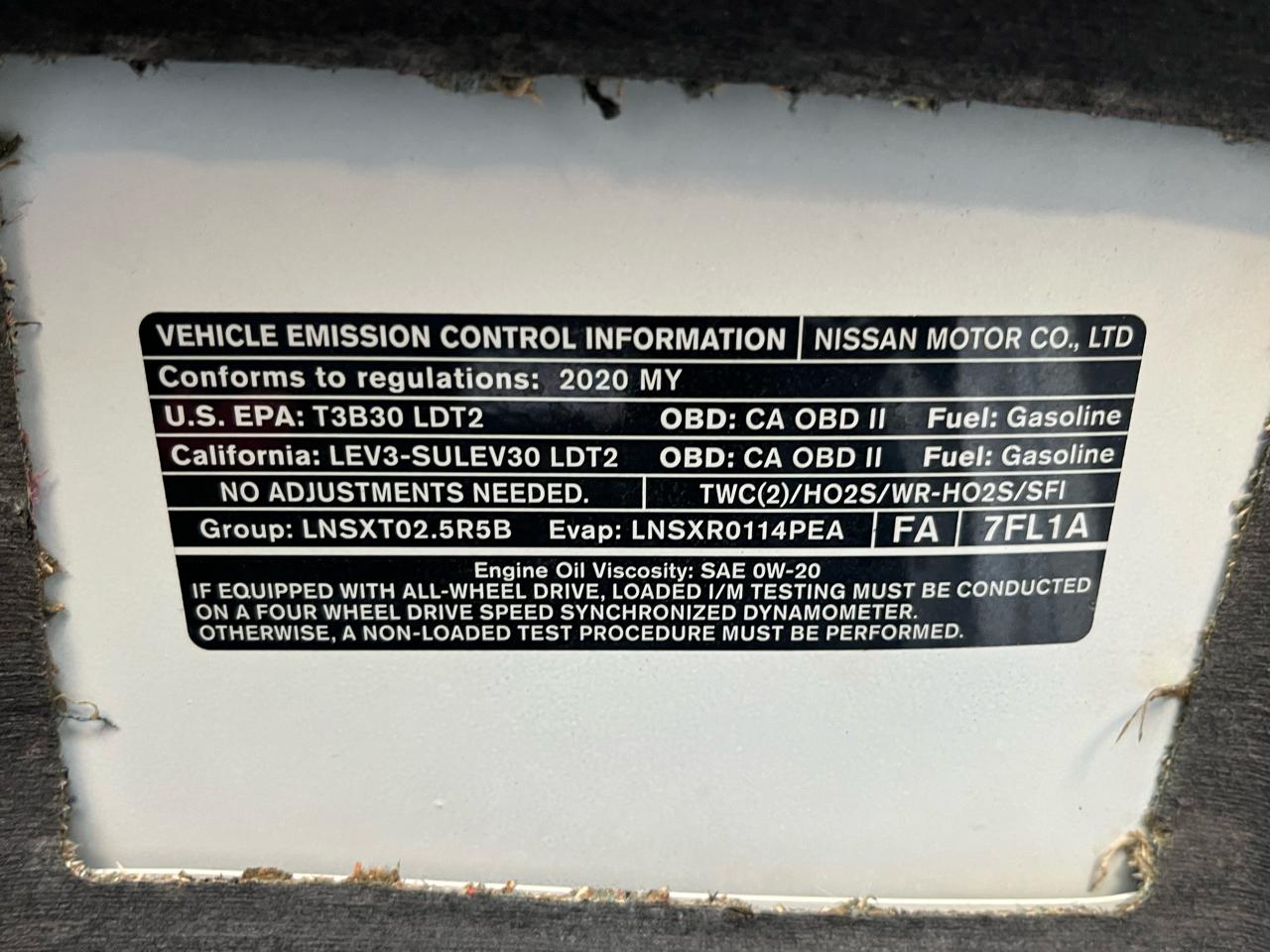 Nissan Rogue AWD SL 2020