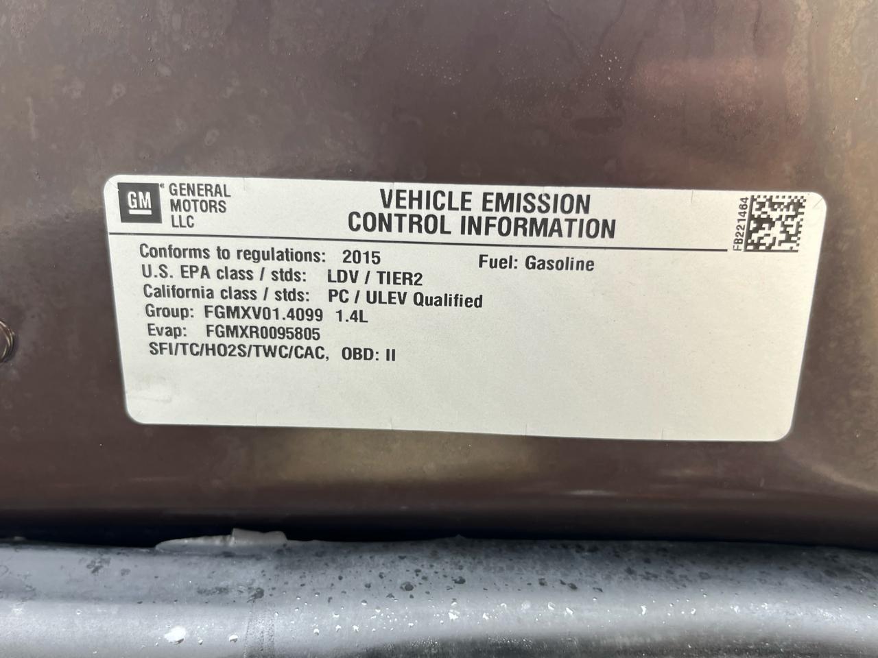 Buick Encore FWD 4dr Convenience 2015