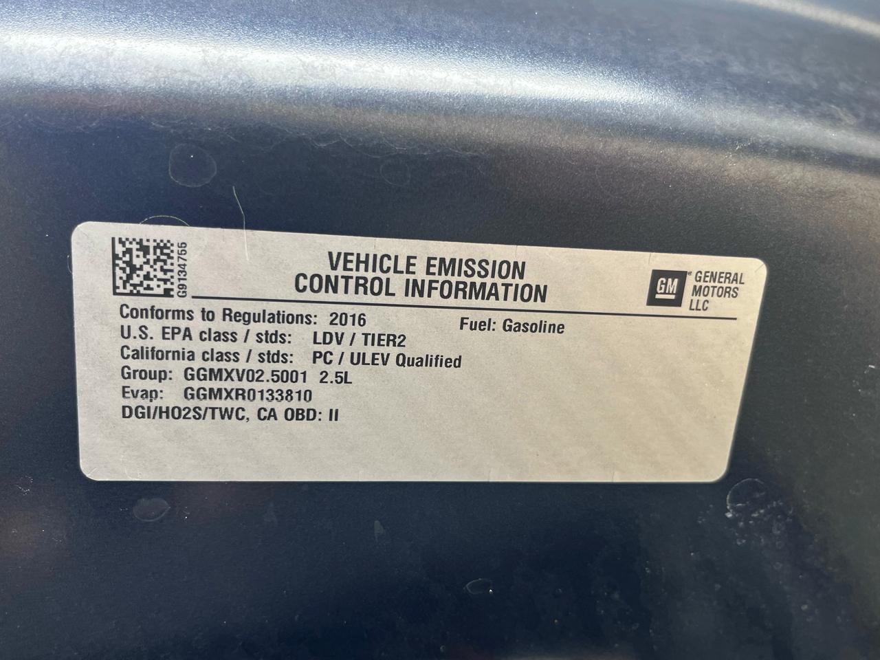 Chevrolet Impala 4dr Sdn LS w/1FL 2016