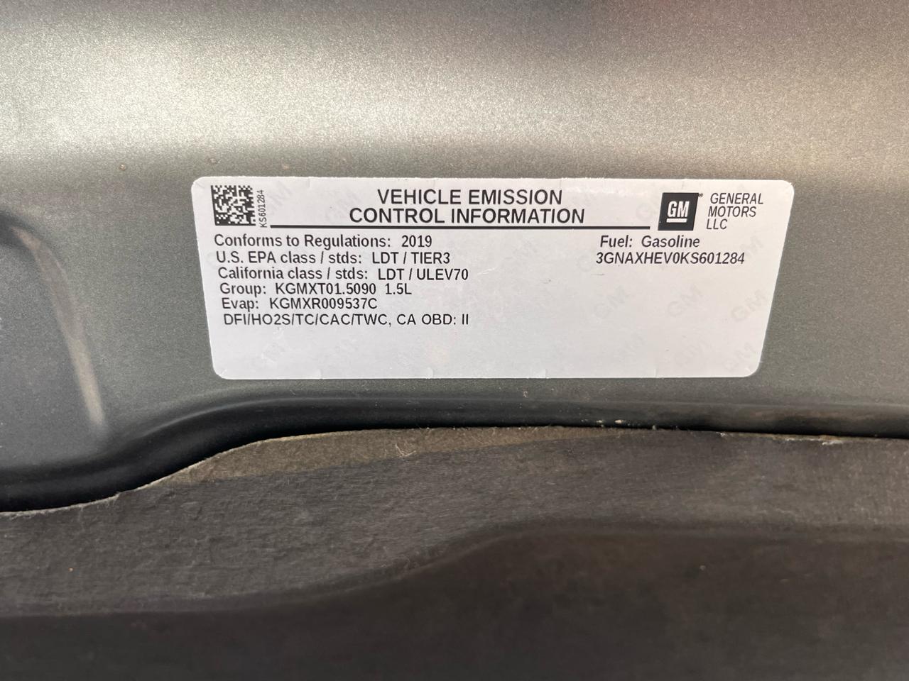 Chevrolet Equinox FWD 4dr LS w/1LS 2019