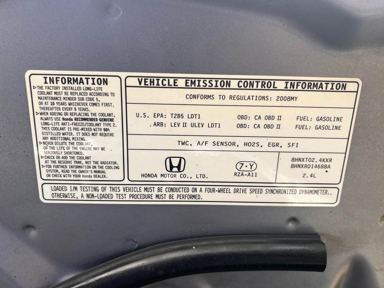 Honda CR-V 4WD 5dr EX-L 2008