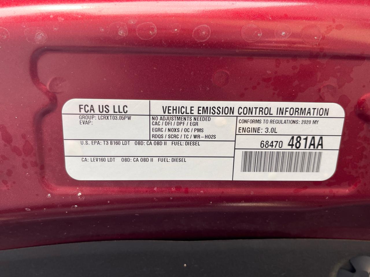 RAM 1500 Big Horn 4x4 Crew Cab 5'7" Box 2020