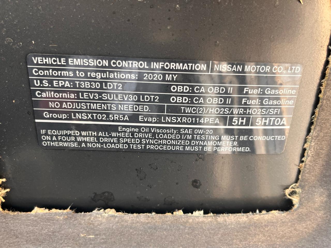 Nissan Rogue AWD SV 2020