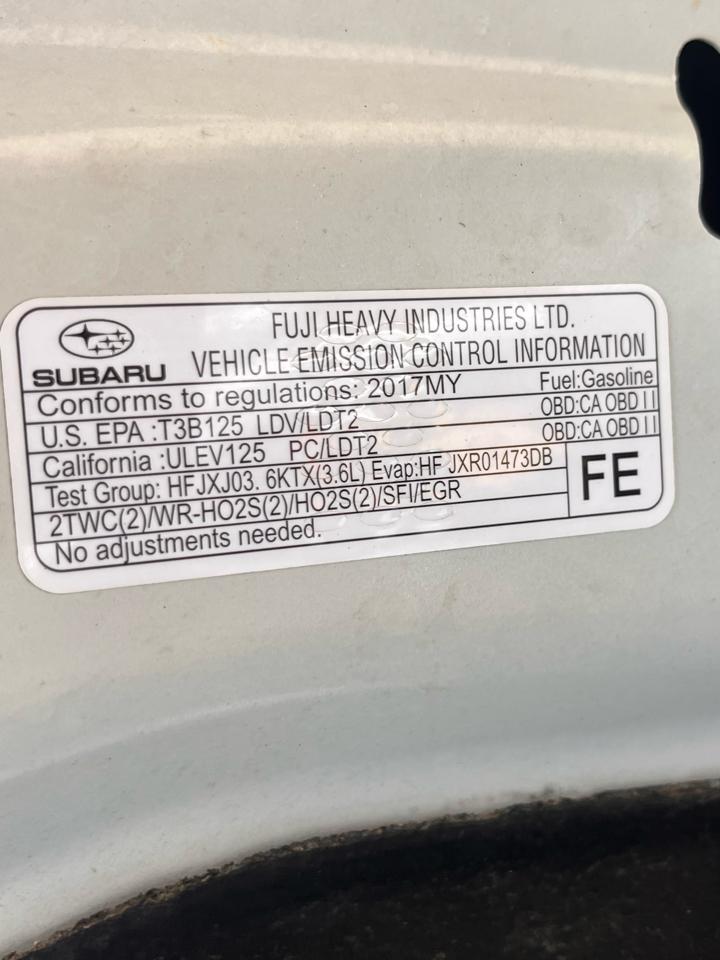 Subaru Outback 3.6R Limited 2017