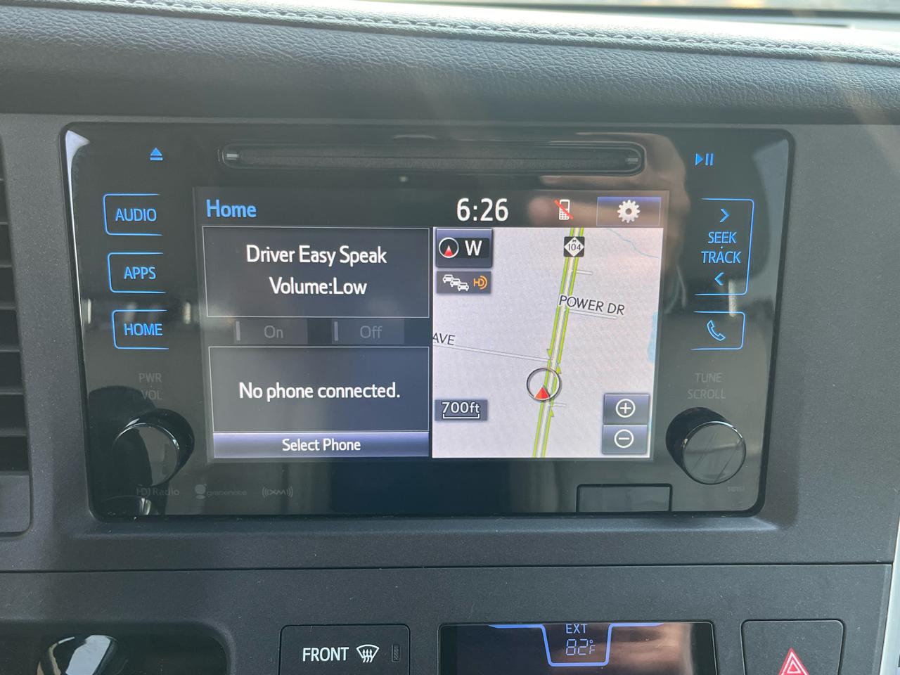 Toyota Sienna XLE Auto Access Seat FWD 7-Passenger (Natl) 2017