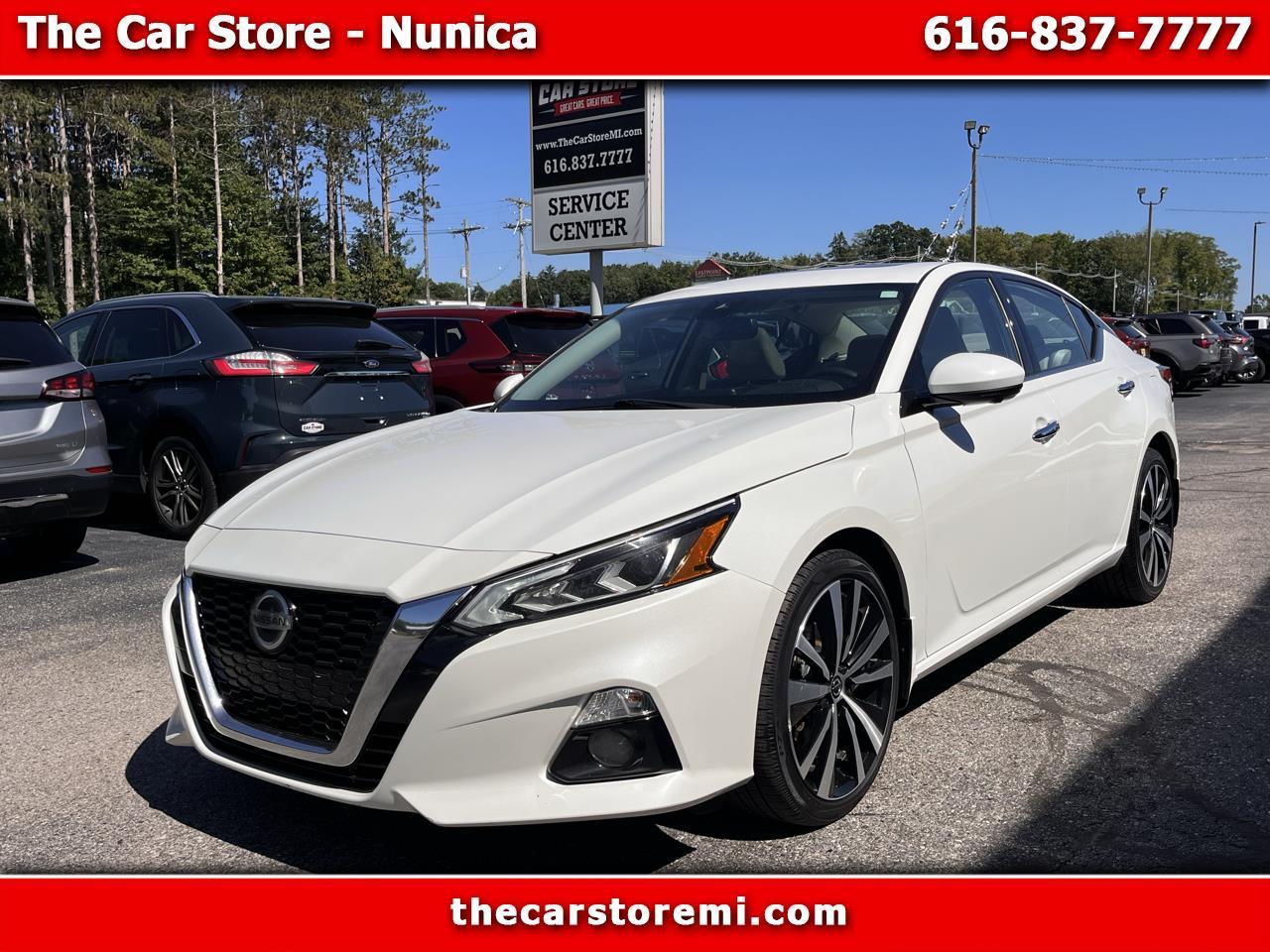 White 2021 Nissan Altima Sedan All-Wheel Drive Continuously Variable Transmission