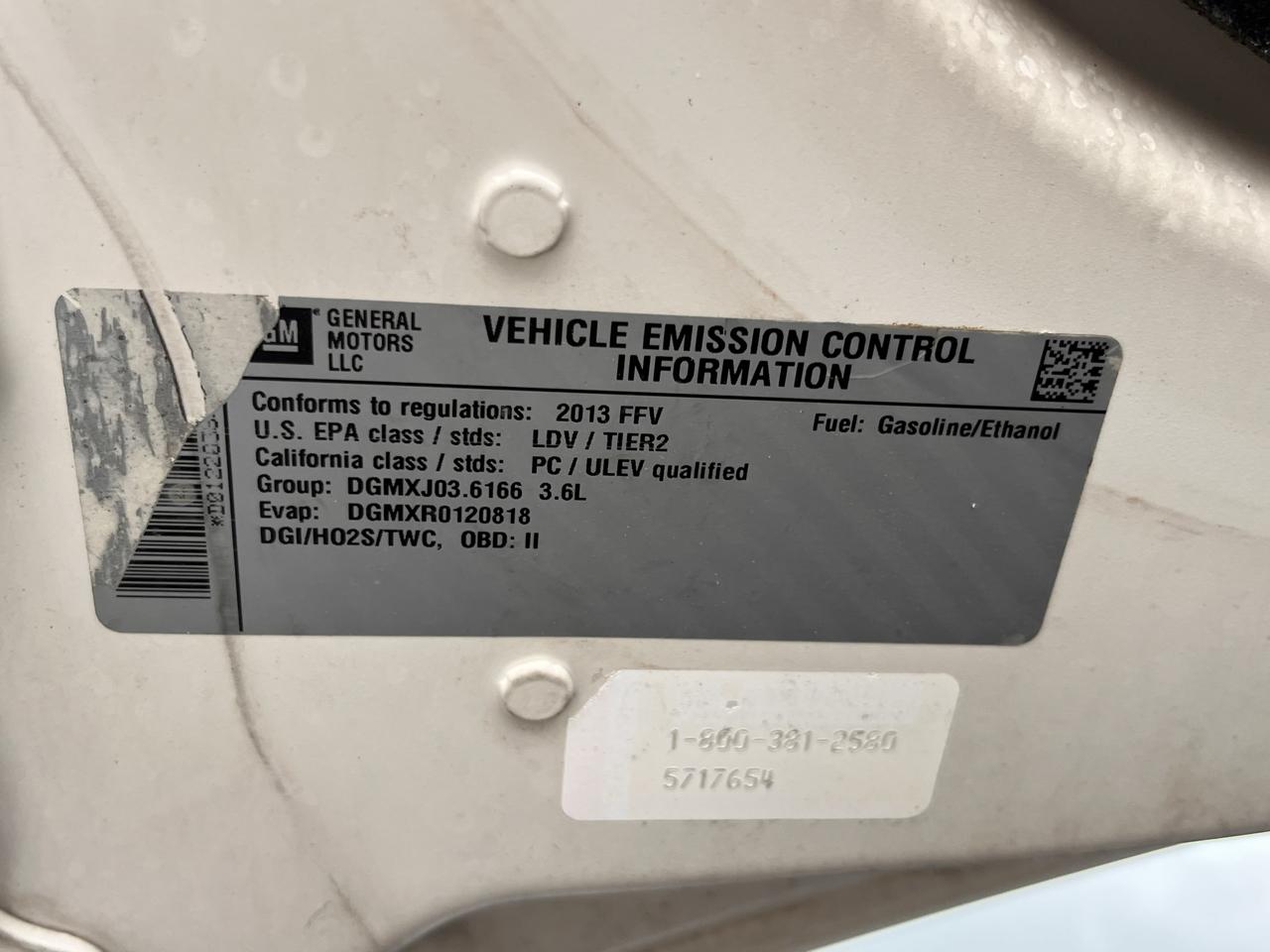 Cadillac ATS 4dr Sdn 3.6L Performance AWD 2013