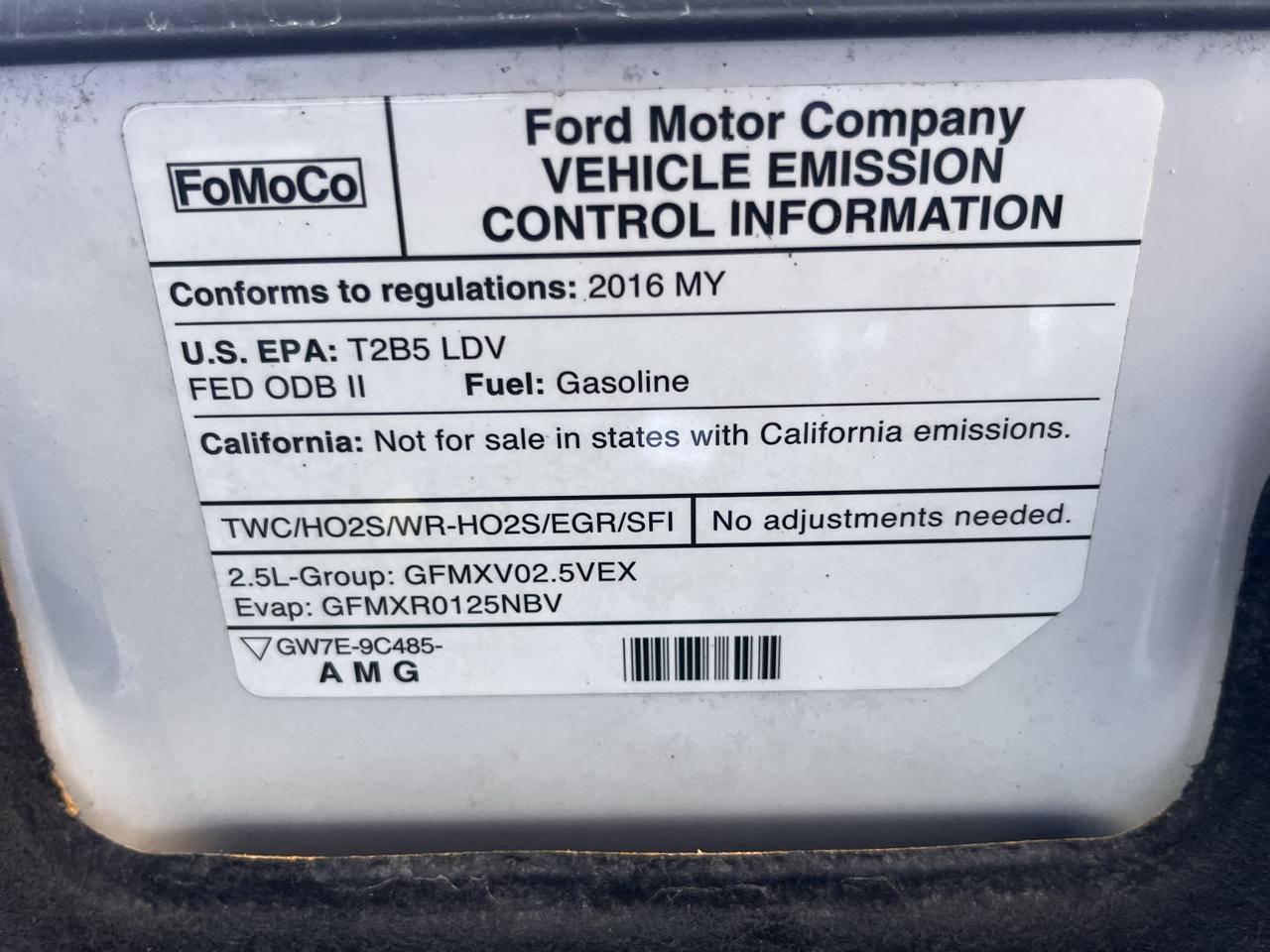 Ford Fusion 4dr Sdn S FWD 2016