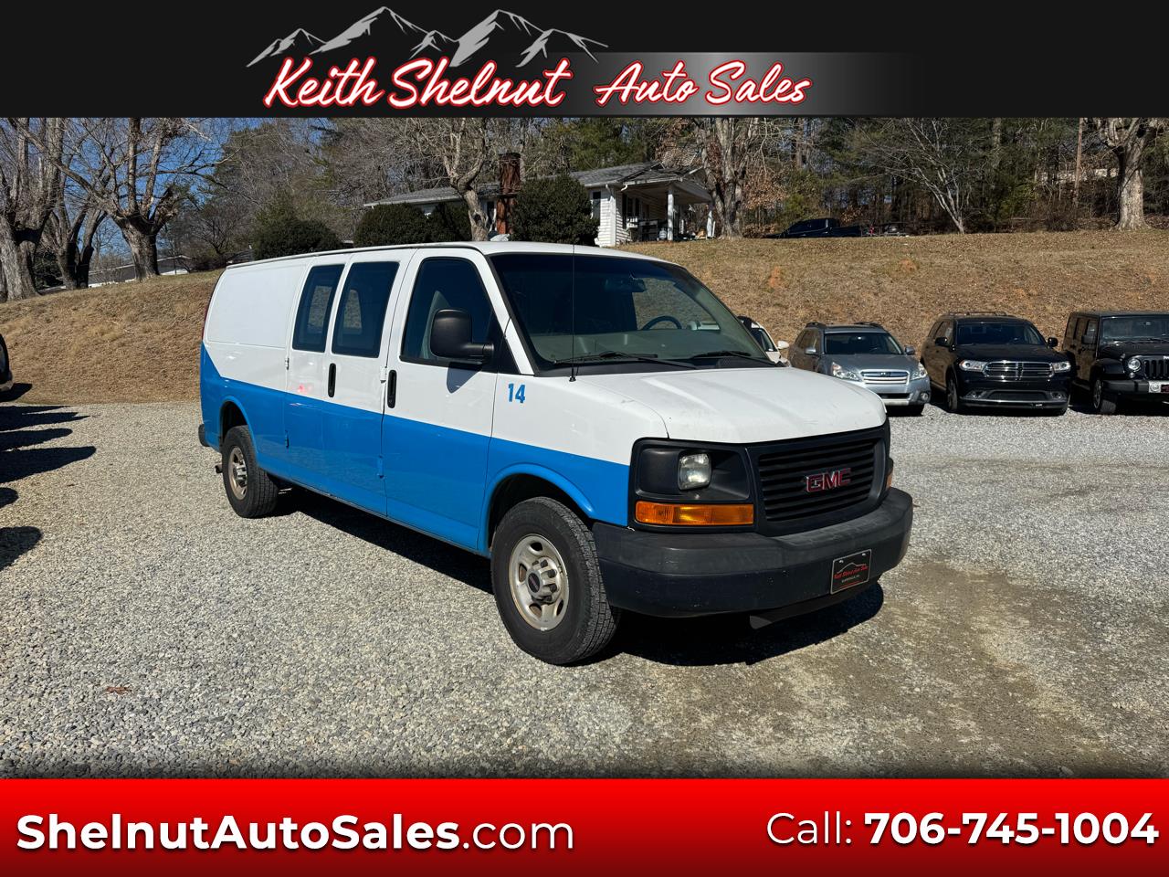 2015 GMC Savana Cargo Van RWD 2500 155"