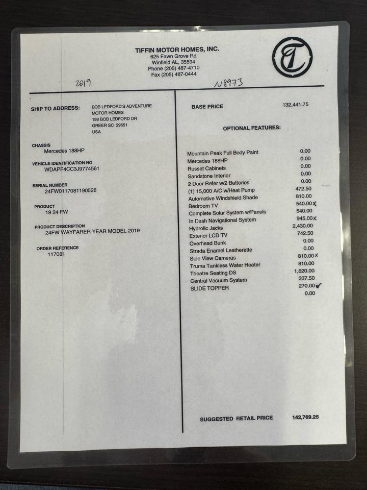 Mercedes-Benz Sprinter 3500 Super High Roof Ext Cargo Van 170 WB 2019