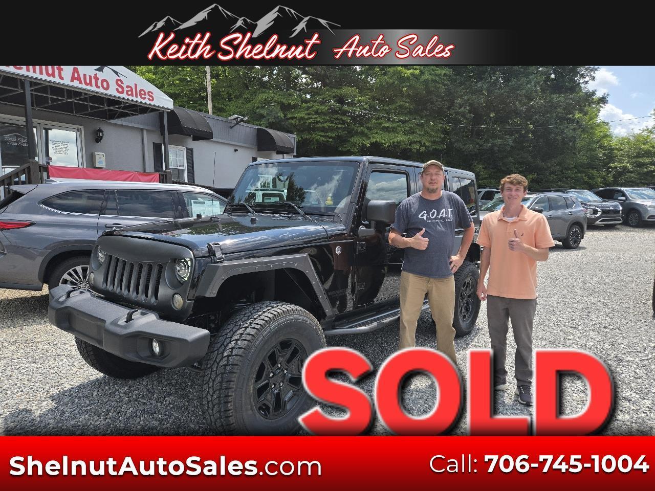2016 Jeep Wrangler Unlimited 4WD 4dr Sport