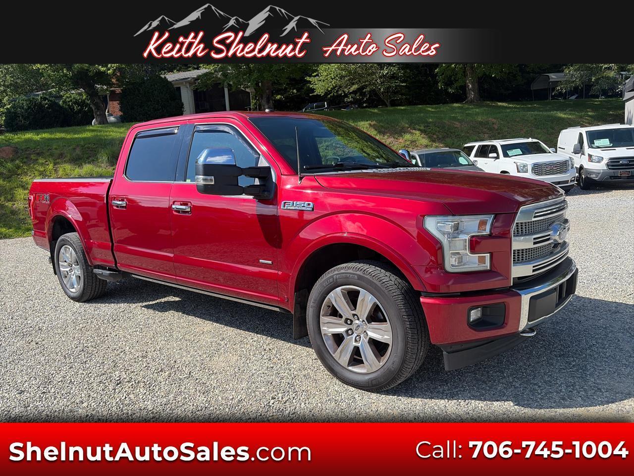 2017 Ford F-150 Platinum 4WD SuperCrew 5.5' Box