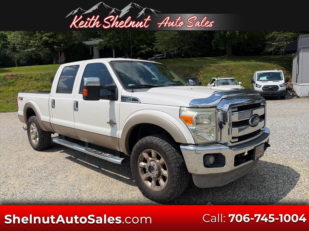 2012 Ford Super Duty F-250 SRW 4WD Crew Cab 156" Lariat