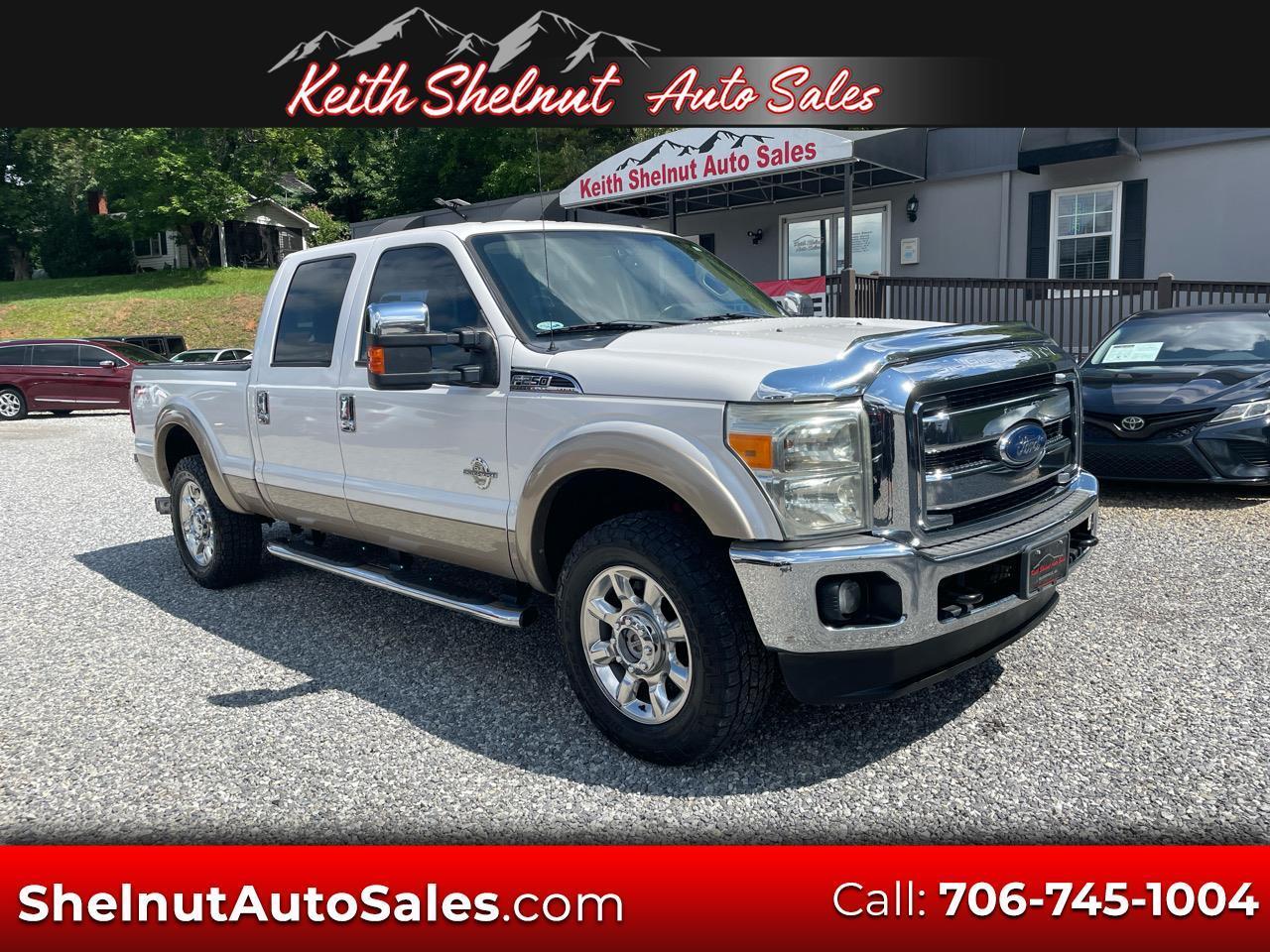 2012 Ford Super Duty F-250 SRW 4WD Crew Cab 156" Lariat