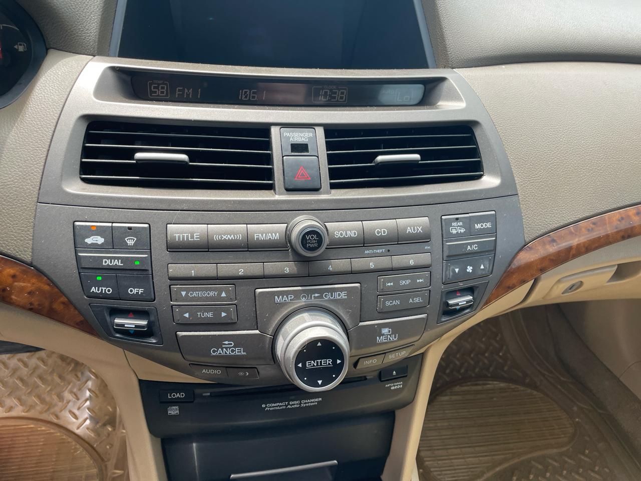 Honda Accord Sdn 4dr V6 Auto EX-L 2009