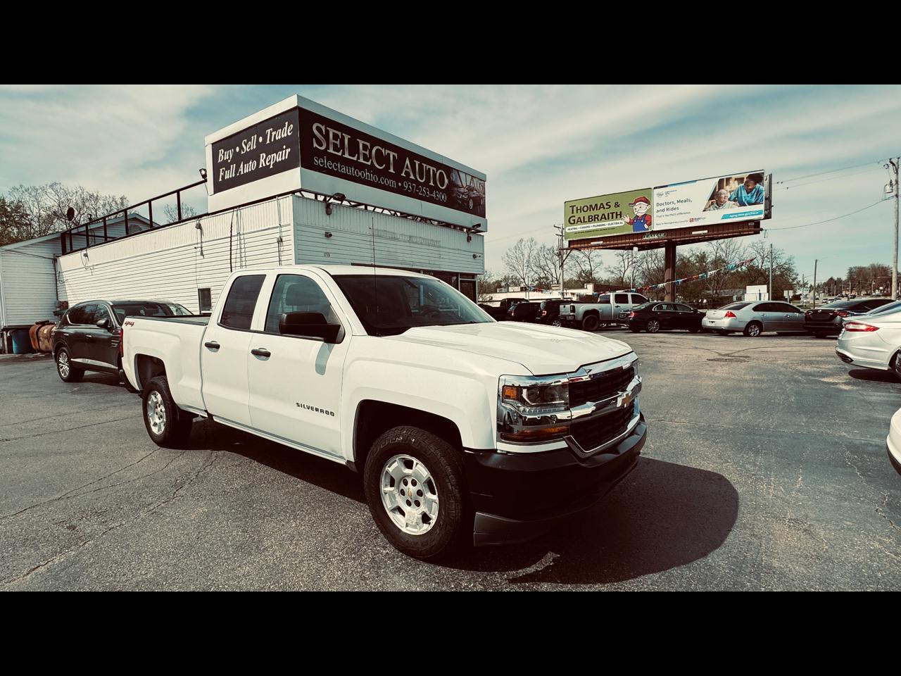 2018 Chevrolet Silverado 1500 4WD Double Cab 143.5" Work Truck