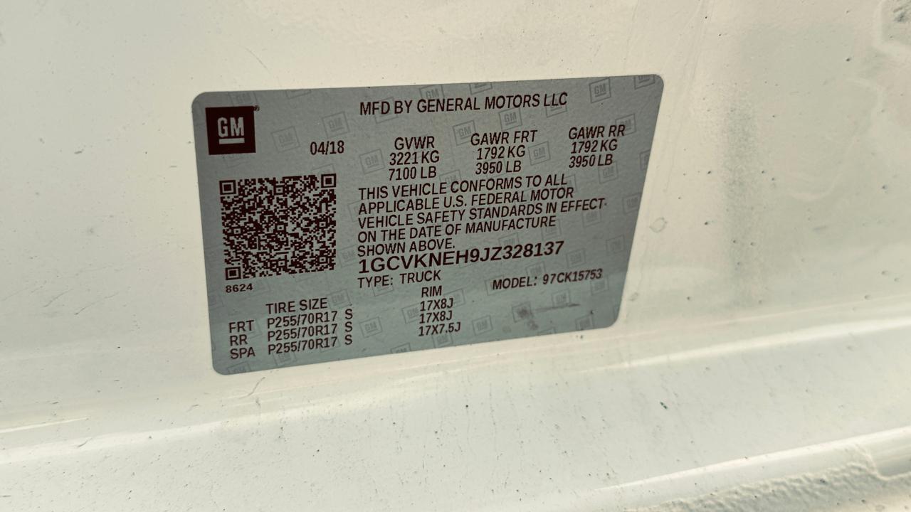 Chevrolet Silverado 1500 4WD Double Cab 143.5" Work Truck 2018