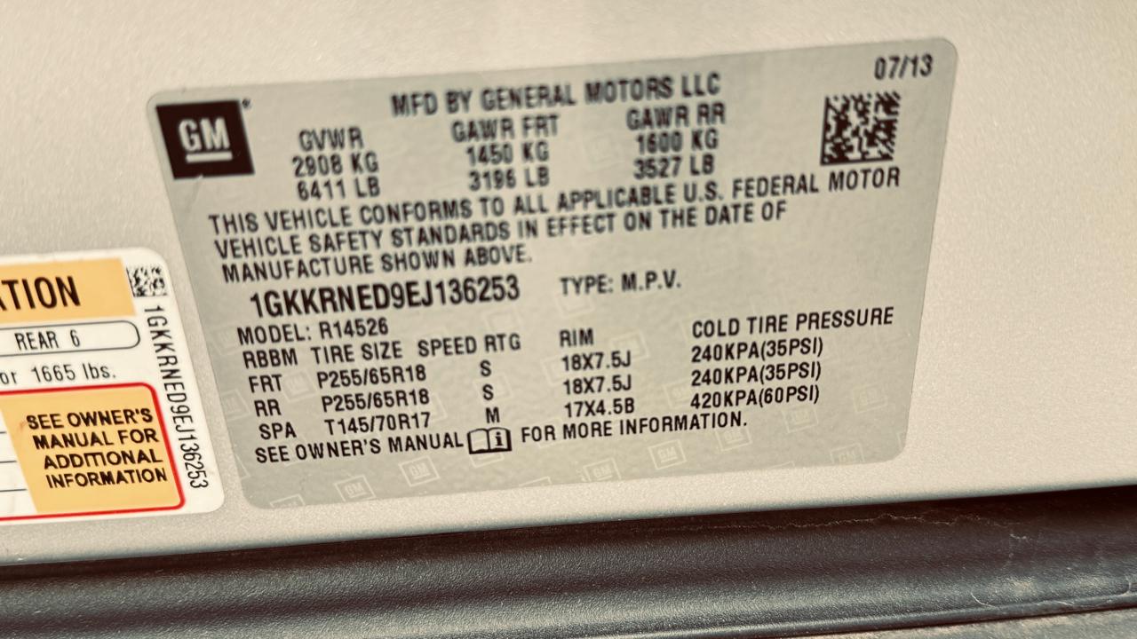 GMC Acadia FWD 4dr SLE1 2014