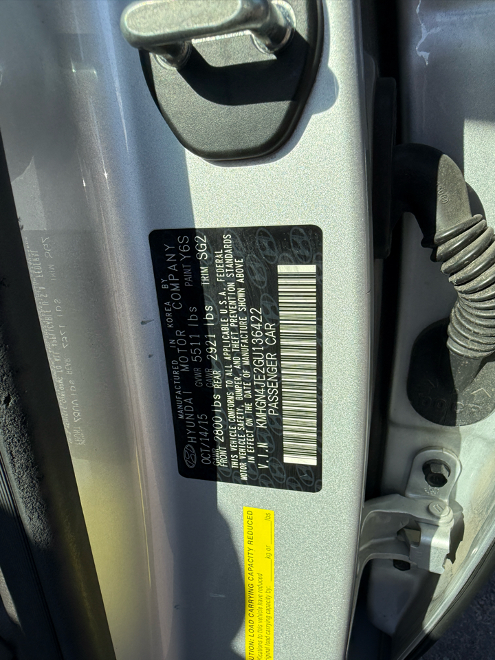 Hyundai Genesis  2016 Hyundai Genesis  2016