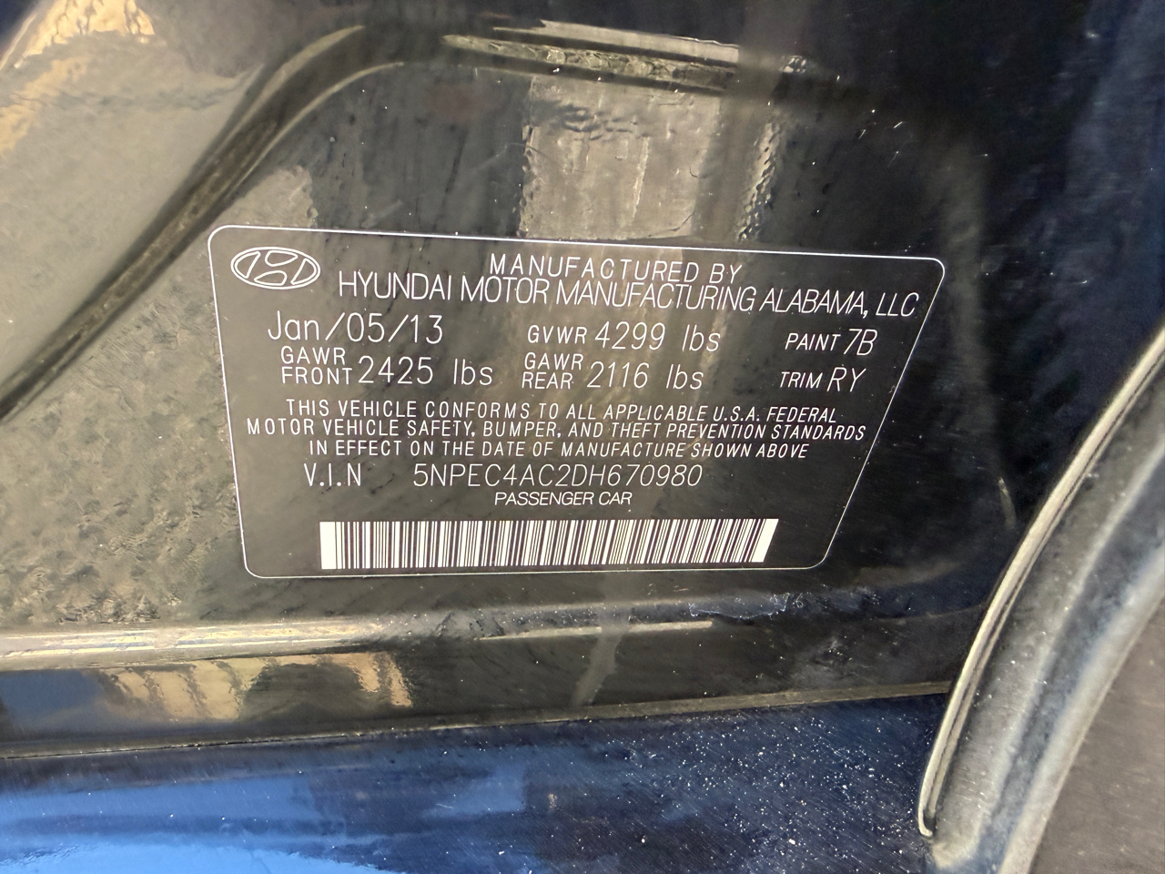 Hyundai Sonata  2013