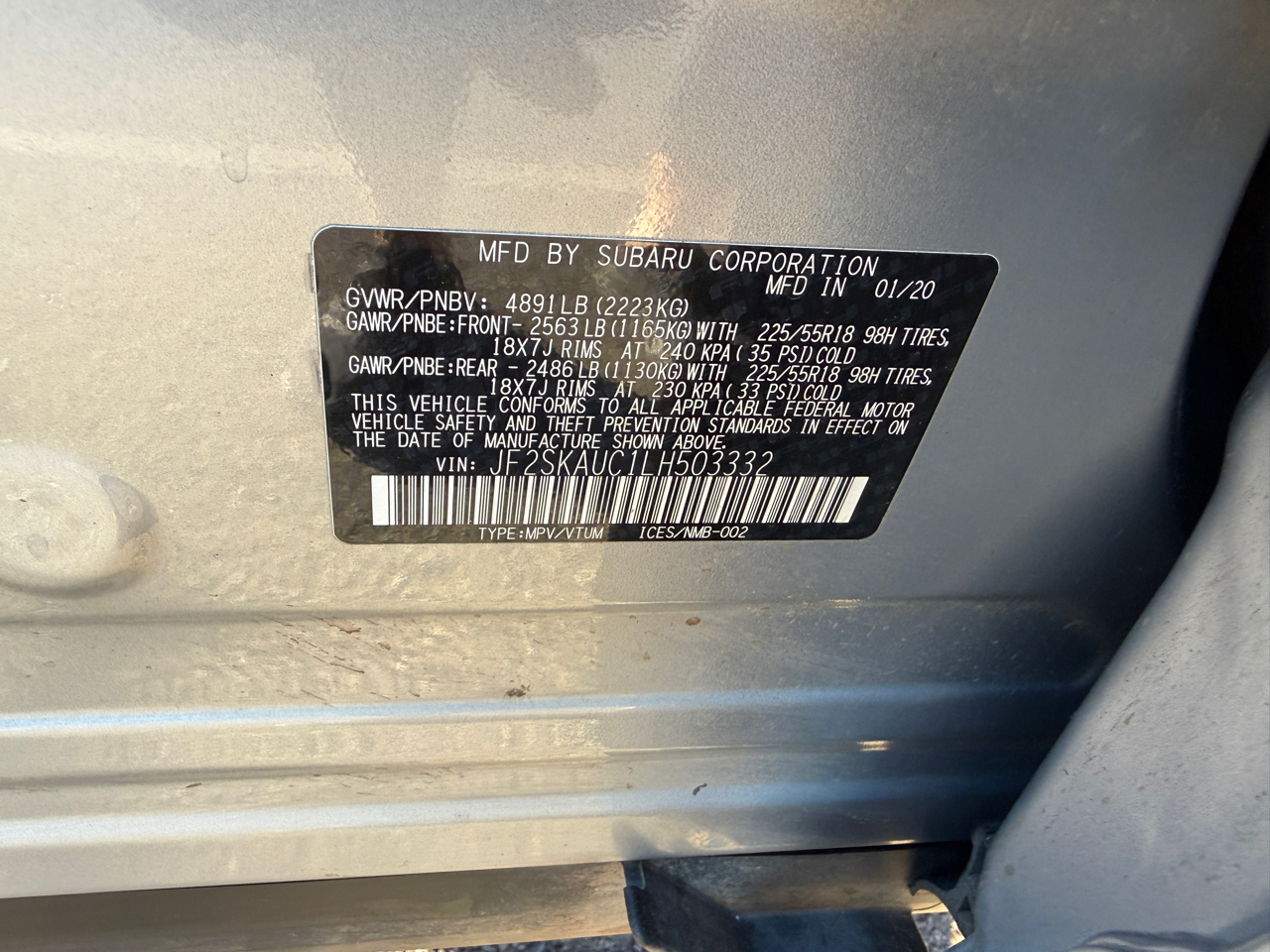 Subaru Forester  2020