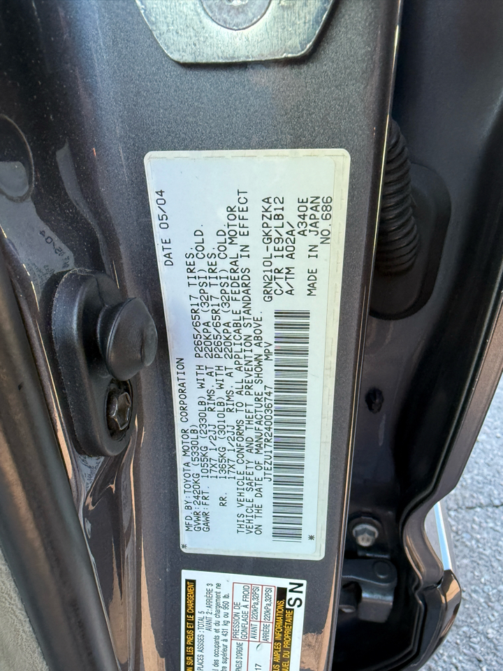 Toyota 4Runner  2004