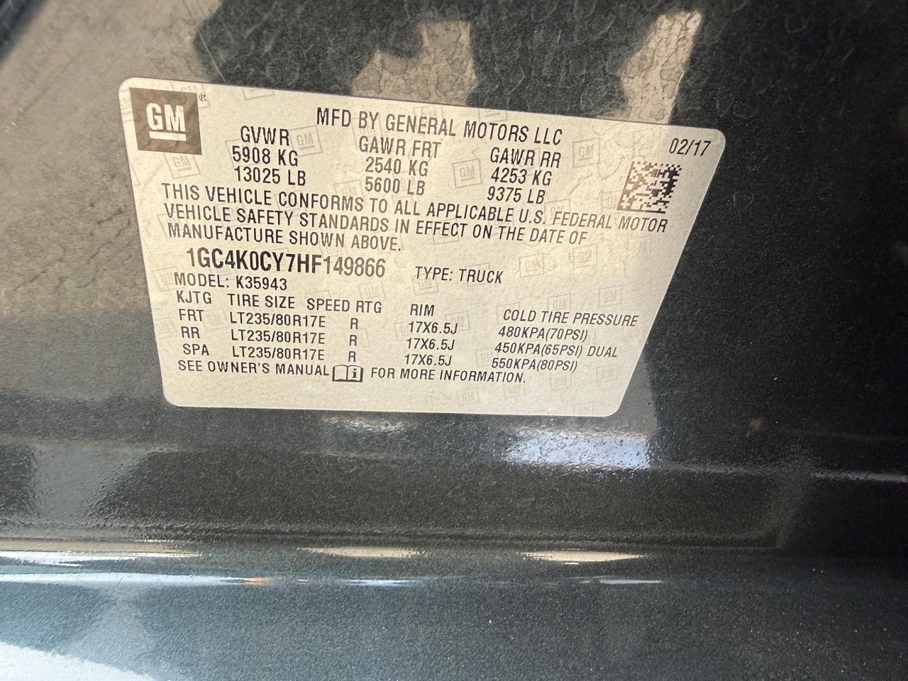 Chevrolet Silverado 3500HD  2017