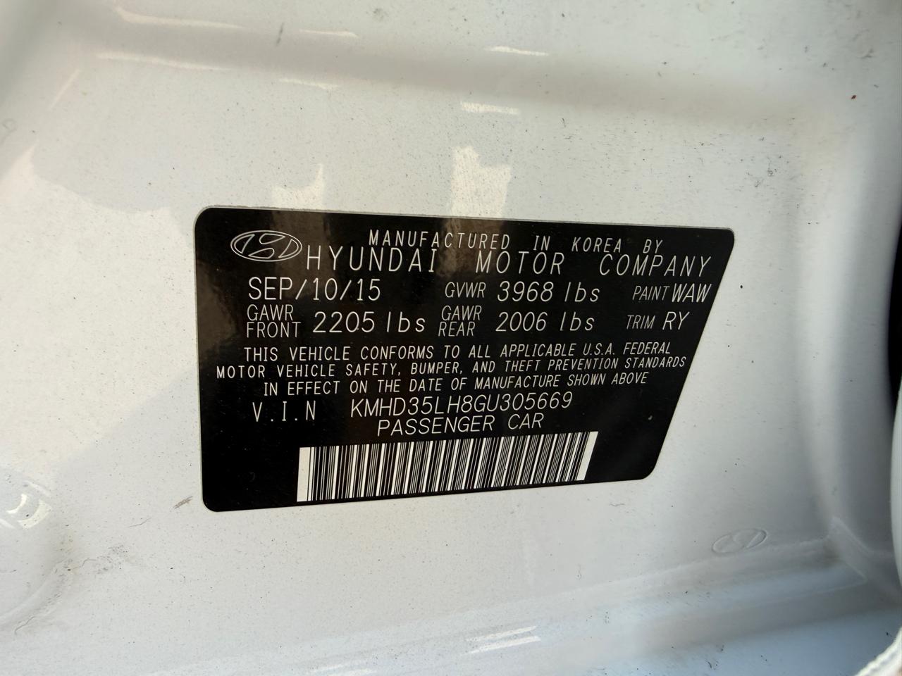 Hyundai Elantra GT  2016