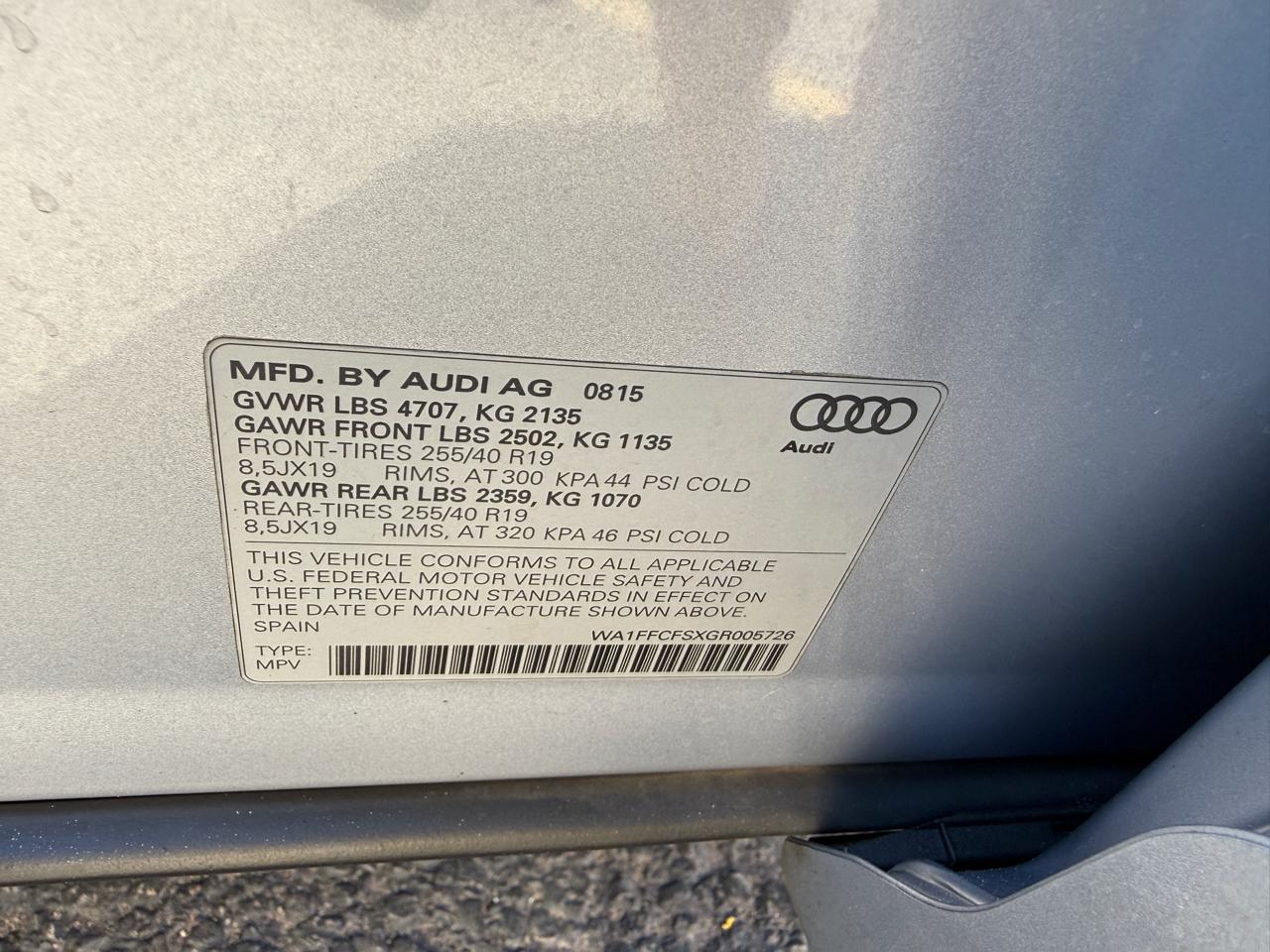 Audi Q3  2016